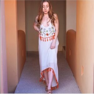 ⭐️ NWOT tropical vacation dress